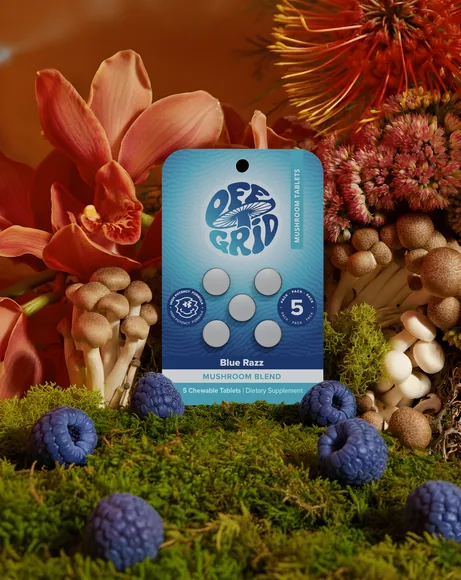 Off Grid Mushroom Tablets packs